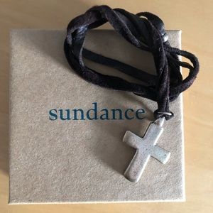 Sundance Catalog chunky cross necklace